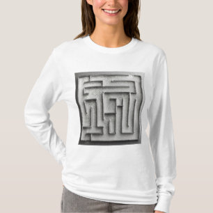 Silbernes Labyrinth T-Shirt