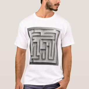 Silbernes Labyrinth T-Shirt