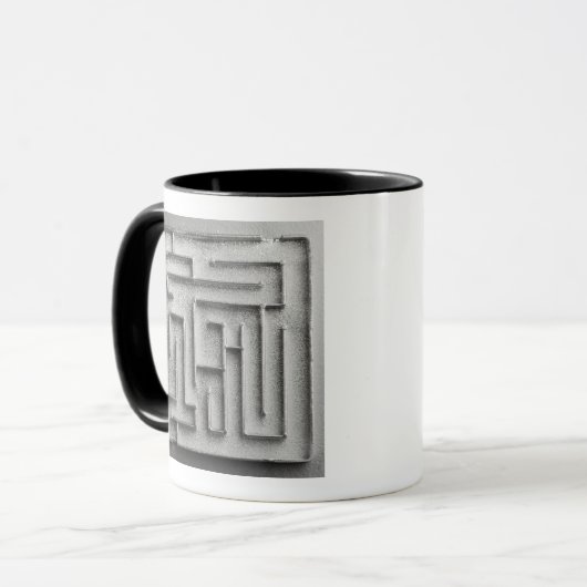 Silbernes Labyrinth Tasse (Vorderseite Links)