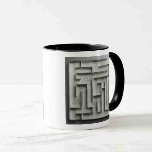 Silbernes Labyrinth Tasse (VorderseiteRechts)