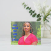 silbernes Lee **berühmtes Zitat Postkarte (Stehend Vorderseite)