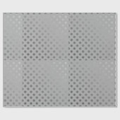 Silbernes LeinenPackpapier Geschenkpapier (Flach)