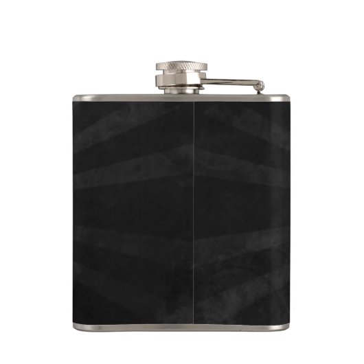 Silbernes medizinisches Symbol-personalisierte Flachmann (Rückseite)