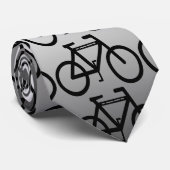 Silbernes metallisches Fahrrad Krawatte (Gerollt)