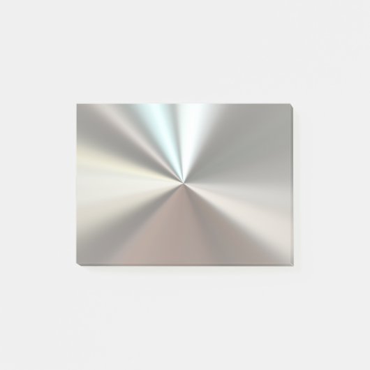 Silbernes metallisches post-it klebezettel (Vorderseite)