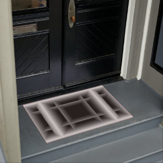 Silbernes Muster Fußmatte