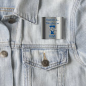 Silbernes NamensAbzeichen #2 Button (Beispiel)