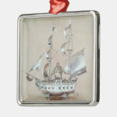 Silbernes Nef Silbernes Ornament (Links)