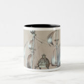 Silbernes Nef Zweifarbige Tasse (Mittel)