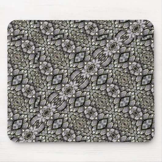 Silbernes orientalisches verziertes mousepad (Vorne)