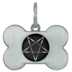 Silbernes Pentagramm Tiermarke