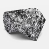 Silbernes Schein-Muster Krawatte (Gerollt)