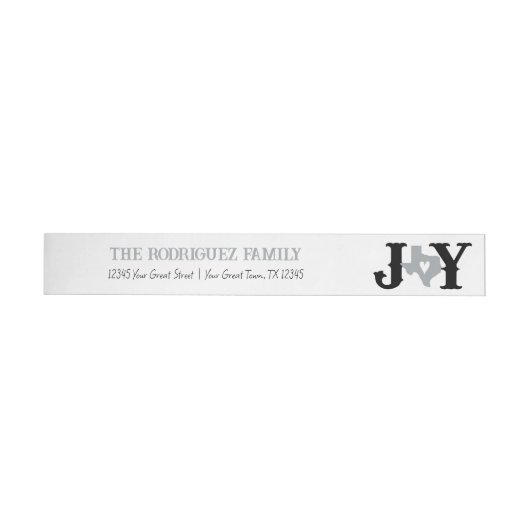 Silbernes Texas JOY Weihnachtsfest (Person)