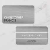 Silbernes Titanmetallkundengerechte Visitenkarten Visitenkarte (Vorne/Hinten)