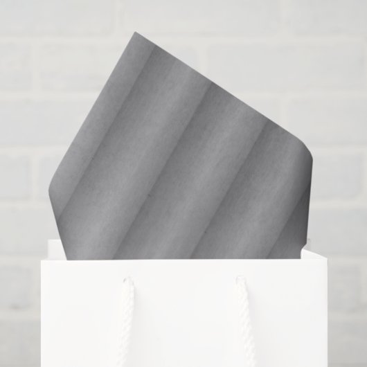 Silbernes und graues Wellmuster Seidenpapier (Geschenktüte)