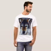 SILBERNES WOLFt-stück T-Shirt (Vorne ganz)
