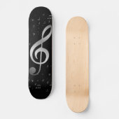 Silbernoten Skateboard (Vorderseite)