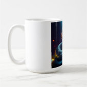 Silberotter-Schlangenzunge Zucken Kaffeetasse (Links)