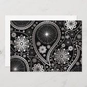 Silberpaisley-Muster (Vorne/Hinten)