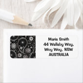 Silberpaisley-Muster (Insitu)