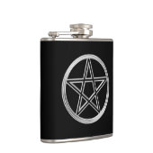 Silberpentagramm Flachmann (Rechts)