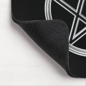 Silberpentagramm Mousepad (Ecke)