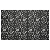 Silberpentagramm Stoff (Fat Quarter (45,7 x 55,9 cm))