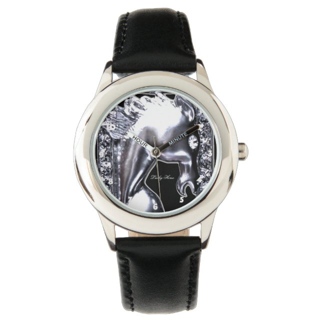 Silberpferd Armbanduhr (Vorderseite)