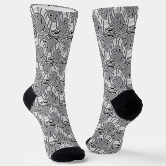 Silberplatte Socken (Gewinkelt)