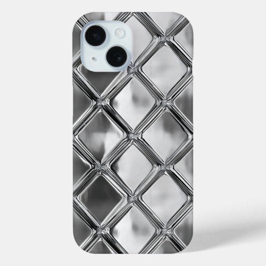 Silberplatten Muster Case-Mate iPhone Hülle (Rückseite)