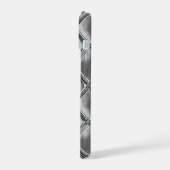Silberplatten Muster iPhone 15 Hülle (Linke Seite)