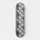 Silberplatten Muster Skateboard (Vorne)