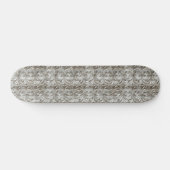 Silberplattenmuster Skateboard (Horizontal)
