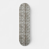 Silberplattenmuster Skateboard (Vorne)