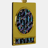 Silberplattierter Bannerdekor Banner-Ornament Gold (Rechts)