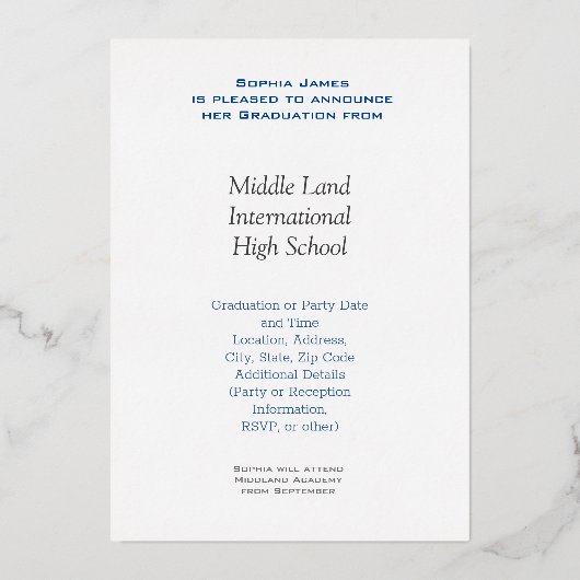 Silberrahmen - Klasse der Einladung 2024 (Rückseite)