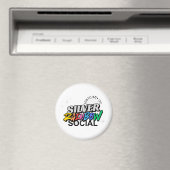 Silberregenbogen-Schlüsselanhänger Magnet (In Situ (Geschirrspüler))