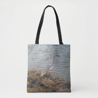 Silberreiher am Wasser - Florida Wildlife-Foto Tasche