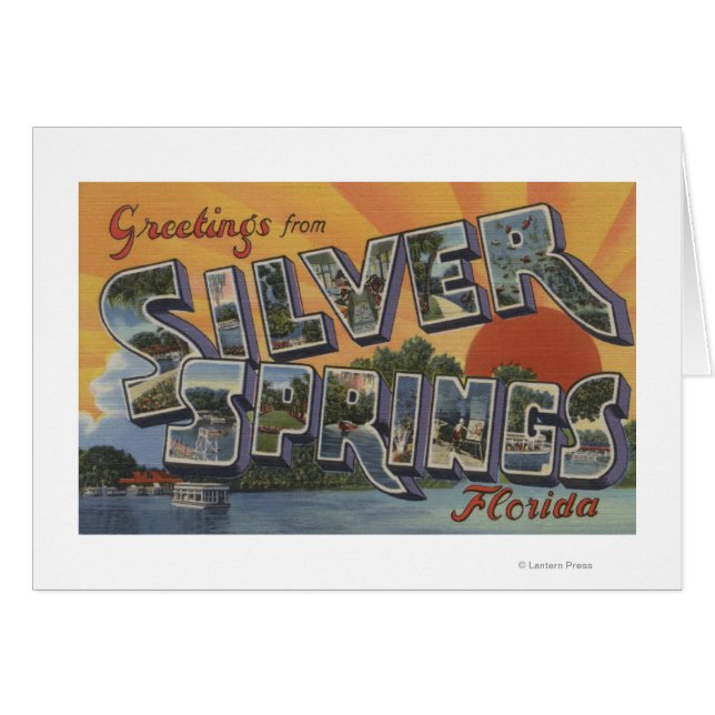 Silberring, Florida - Große Buchstabenszenen 2 (Vorderseite (Horizontal))