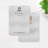 Silberringen Schmuckkarte für Foto (Schreibtisch)