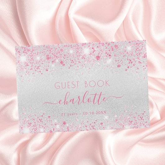 Silberrosa Geburtsname Gästebuch