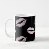 Silberrosa Küsse Kaffeetasse (Links)