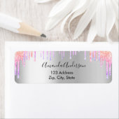 Silberrosa Rücksendeadresse (Insitu)