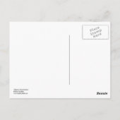 Silberrosa Tulpen Postkarte (Rückseite)