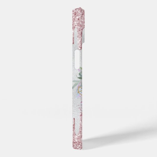 Silberrötlich rosa Blumenname Case-Mate iPhone Hülle (Rückseite / Rechts)