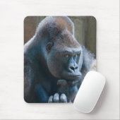 Silberrücken schlägt eine Pose Mousepad (Mit Mouse)