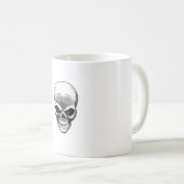 Silberschädel Kaffeetasse (VorderseiteRechts)