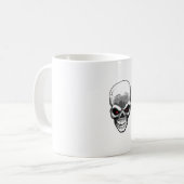 Silberschädel Kaffeetasse (Vorderseite Links)