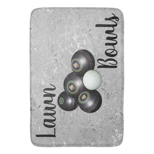 Silberschädel und Jack, Memory-Schaumbad, Badematte (Vorderseite Vertikal)