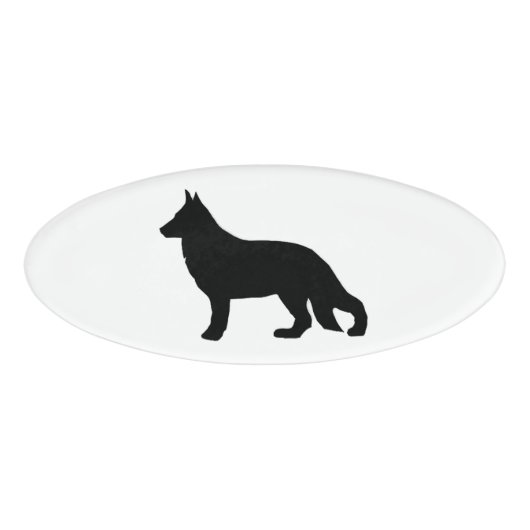 Silberschäfer Namenschild (Vorderseite)